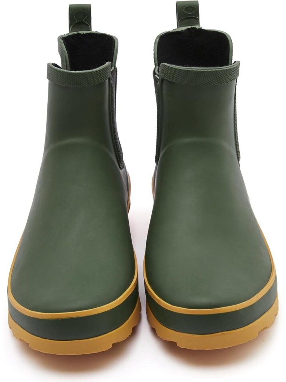 Women's Green Light Ankle Garden Anti-Slipping Floral Printed Stylish Rain Boots - Picture 6 of 6